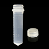 2.0mL Assembled Screw Cap Tube conical base graduated writing area Clear sterile